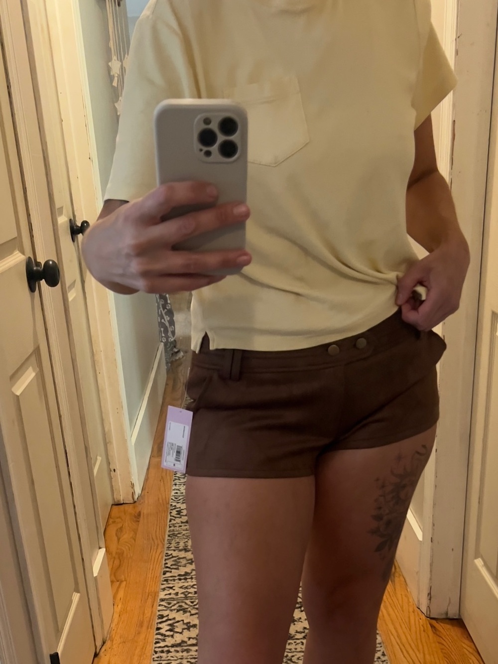 Faux Suede Shorts